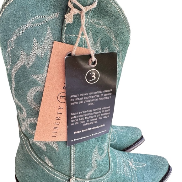 Liberty Black Sienna Londen Forest Cowboy Boots - Picture 8 of 11